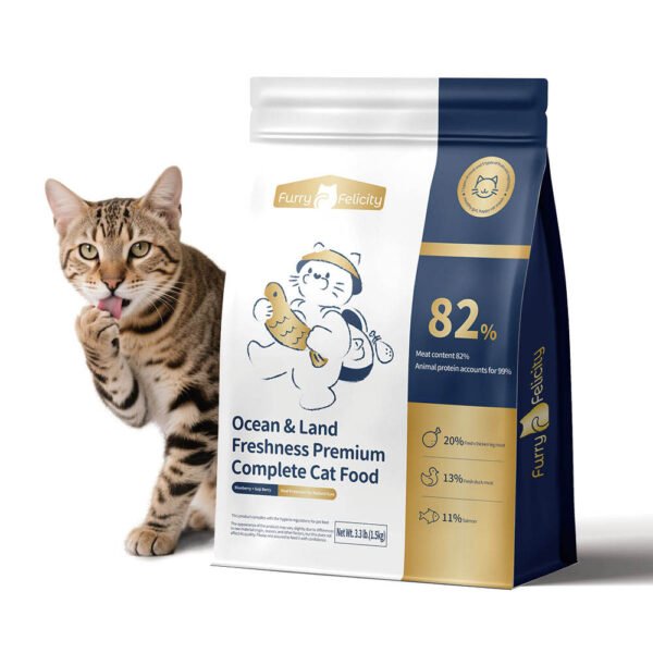 Organic Cat Food Natural Freshness Premium Complete Cat Food 1.5KG