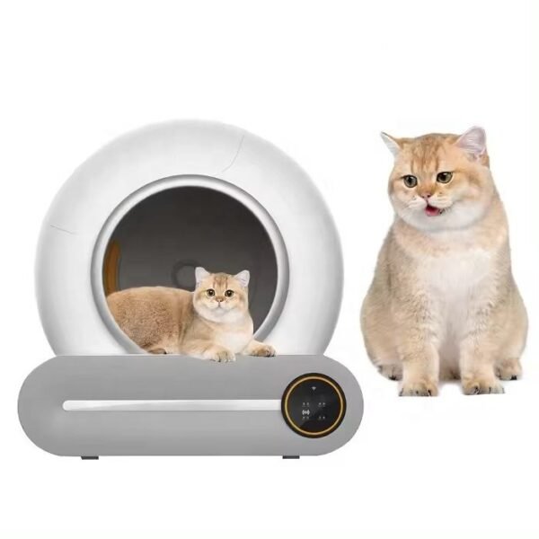 65L large Size 65L electric Self Cleaning Smart Automatic Cat Litter cat Litter for Cats Toilet Box boat Shaped Litter Box
