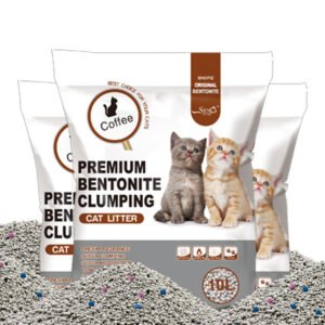 OEM Manufacturer 10L Cat Litter Coffee Aroma Odor Lock Strong Dust Free Clumping High Quality