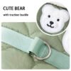 Fashionable Quilted Outfit Warm Windproof Vest for Dog Clothes Autumn Winter Little Dog Down Jackets Teddy Bears Pet Clothes