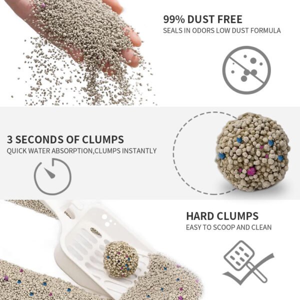 OEM Manufacturer 10L Cat Litter Coffee Aroma Odor Lock Strong Dust Free Clumping High Quality