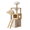 Natural Wood Multi-functional Durable Cat Climbing Frame Luxury Eco-friendly Detachable Classic Pet Toy Cat Tree House