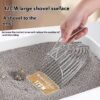 Full Metal Stainless Steel Multipurpose Easier Cleaning Cat Litter Scoop Cats Litter Shovel