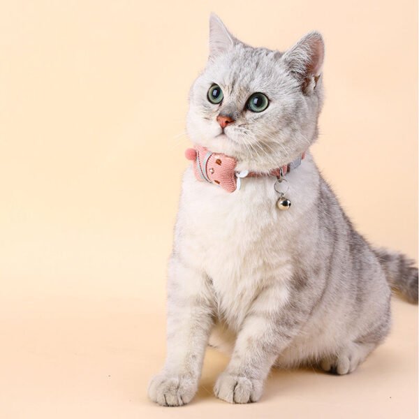 Outdoor Training Premium Pets Supplies Decorative Kitten Bowtie With Bell Breakaway Safe Buckle Neck Ring Cat Collar
