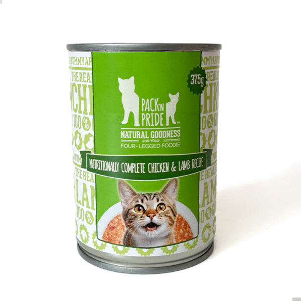 Wet Cat Food Canned Pet Food Chicken & Lamb Flavor 375G