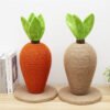 Sisal Cute Carrot Shape Sisal Cat Scratcher Toys Cat Tree