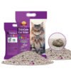 Hf59272460bf5464cb9765eeef9875eb9T.jpg Plastic Cat Sand Clumping Cat Litter in 4kg with Lavender Fragrance Cheap Pet Products Arena Para Gatos